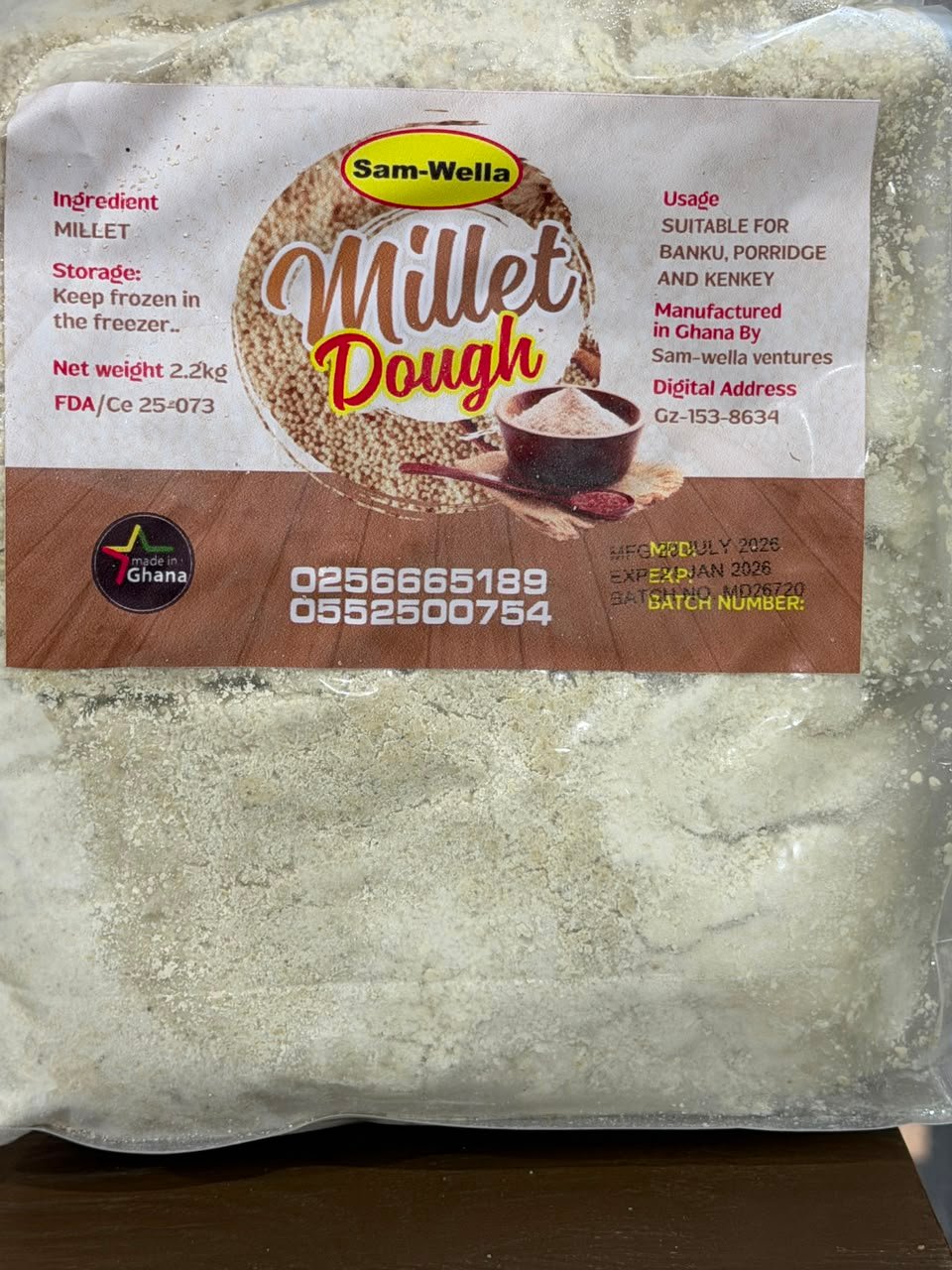 Millet Dough